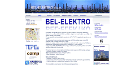 Desktop Screenshot of belelektro.co.rs
