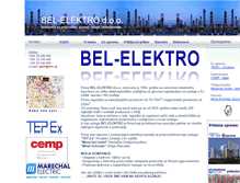Tablet Screenshot of belelektro.co.rs